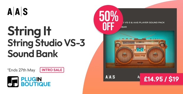 AAS String Studio VS-3 String it Sound Bank Intro Sale