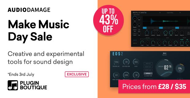 Audio Damage Make Music Day Sale (Exclusive)