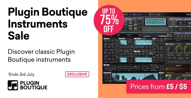 Plugin Boutique Instruments Make Music Day Sale (Exclusive)