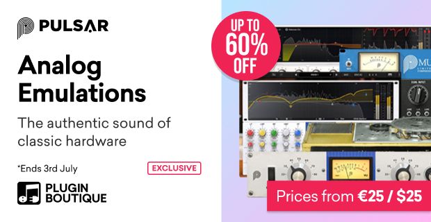 Pulsar Audio Analog Emulations Sale (Exclusive)