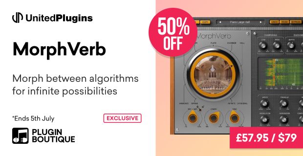 United Plugins Morphverb Independence Day Sale (Exclusive)