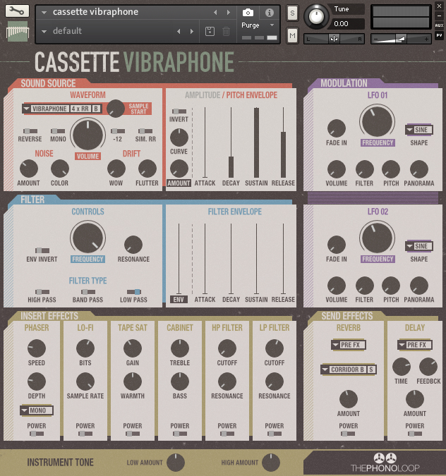 Cassette Vibraphone for Kontakt, Cassette Vibraphone for Kontakt