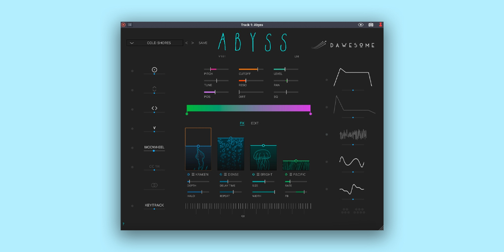 Tracktion Dawesome Abyss - Main