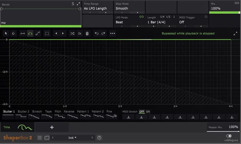Cableguys ShaperBox 2 Updates HarfTime VST3 Support - MONTHLY
