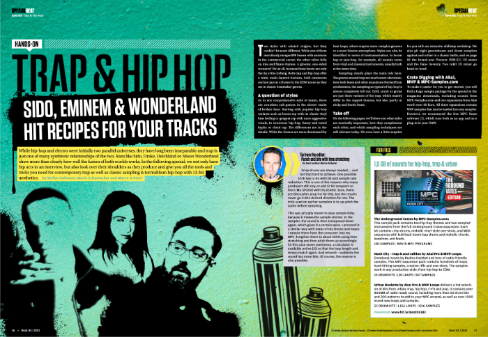 Beat Magazine 183: Free Trap & Hip-Hop + Moog Taurus - Producer Spot