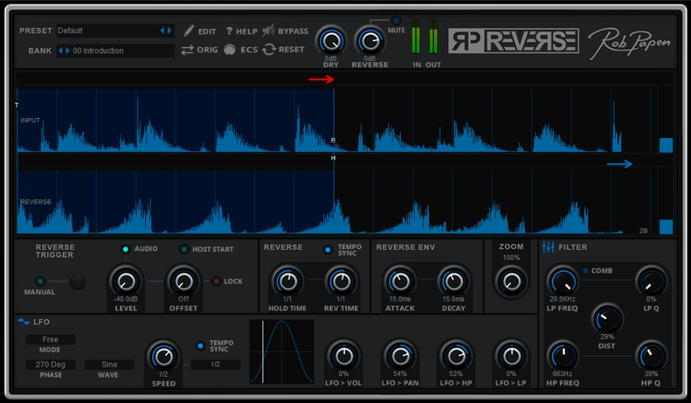 Desired speed. Реверс звука. Reverser плагин. Reverse plugin VST. Плагин для баса.