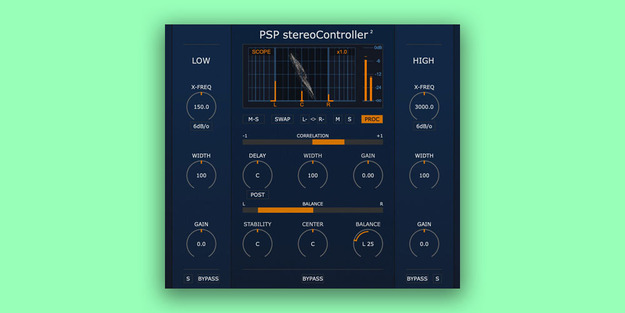 Buy PSP StereoController2 | Stereo Width | Plugin Boutique